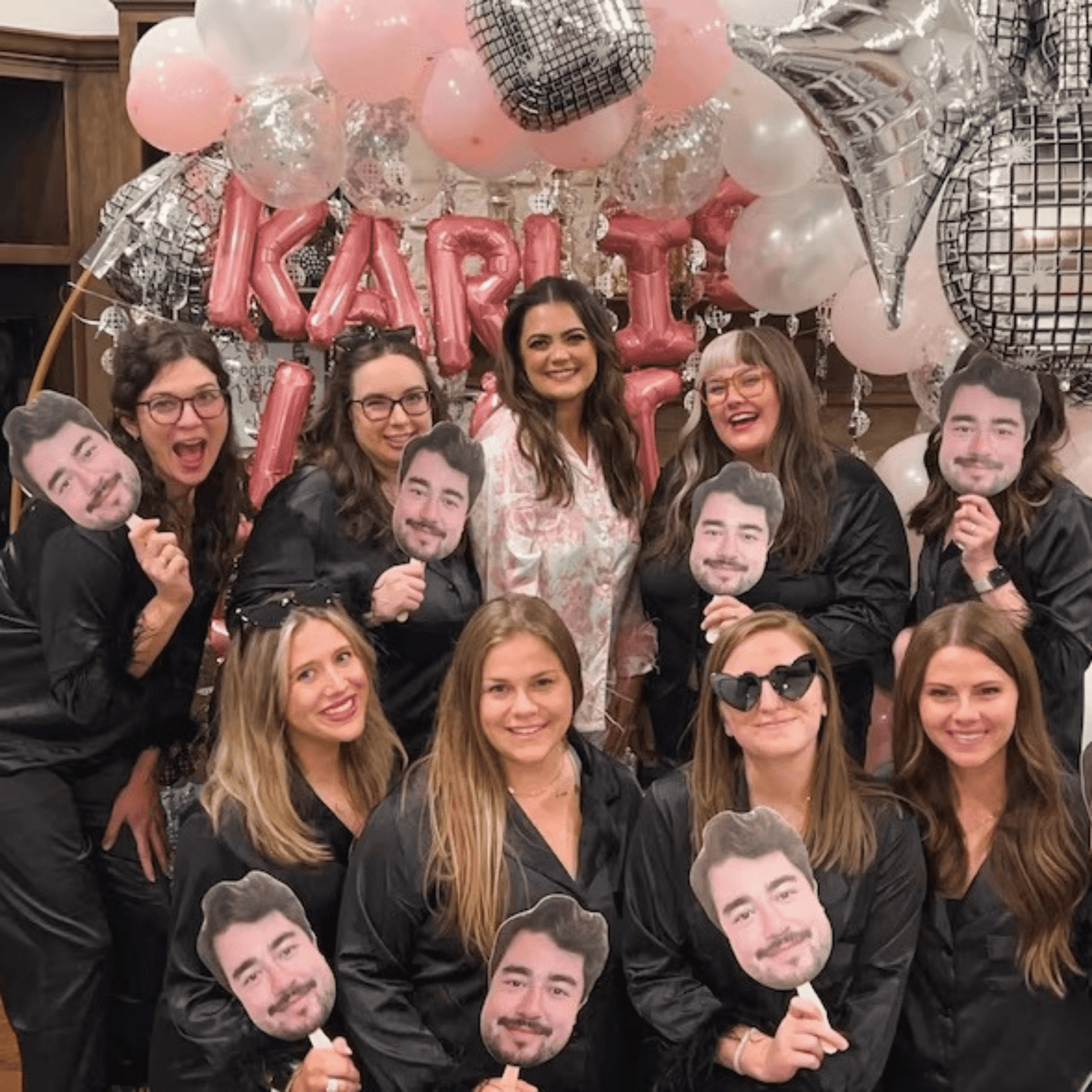 Bachelorette Party Fat Heads on a Stick - Custom Prints Central