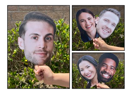 Face on a Stick