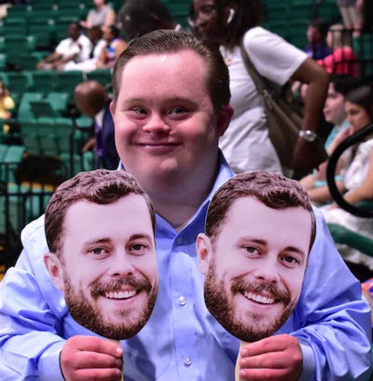 Face on a Stick
